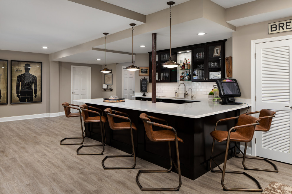 Example of a transitional home design design in DC Metro