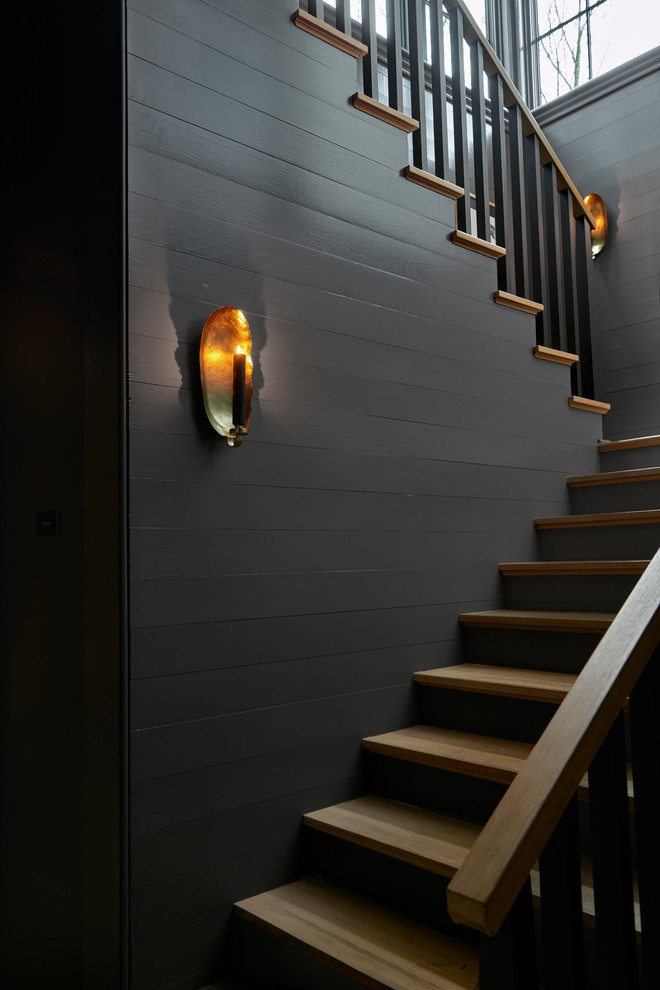 Photo of a transitional staircase in Nashville.