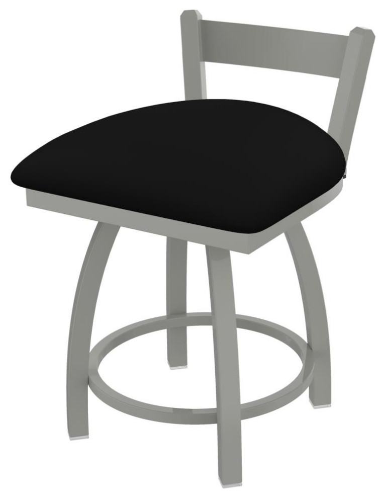 Holland Bar Stool Catalina Swivel Vanity Stool 82118ANBlkVinyl