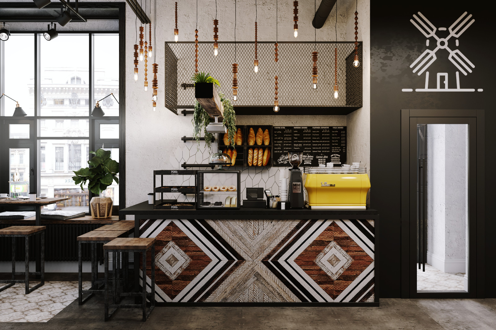 Кафе "Рожь": хлеб и кофе