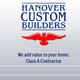 Hanover Custom Builders Inc