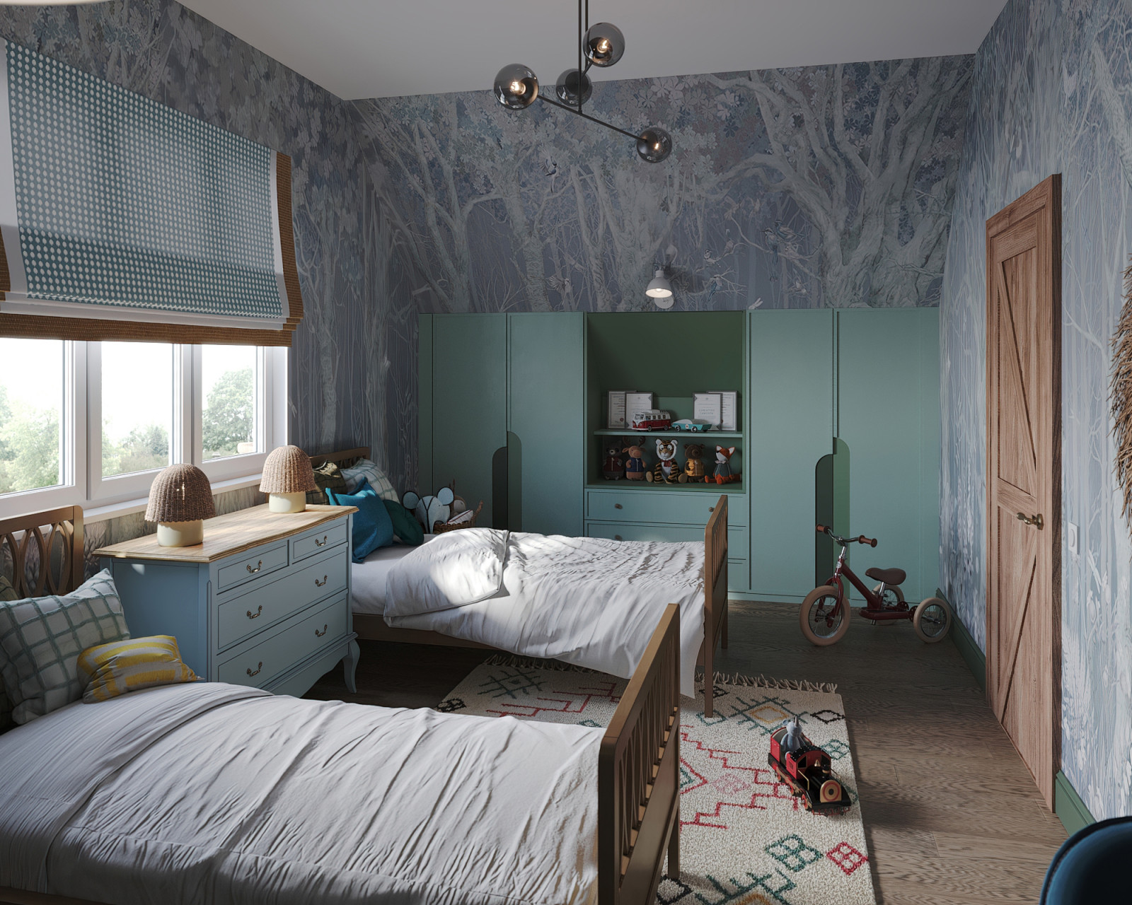 Загородный дом для молодой семьи с котами