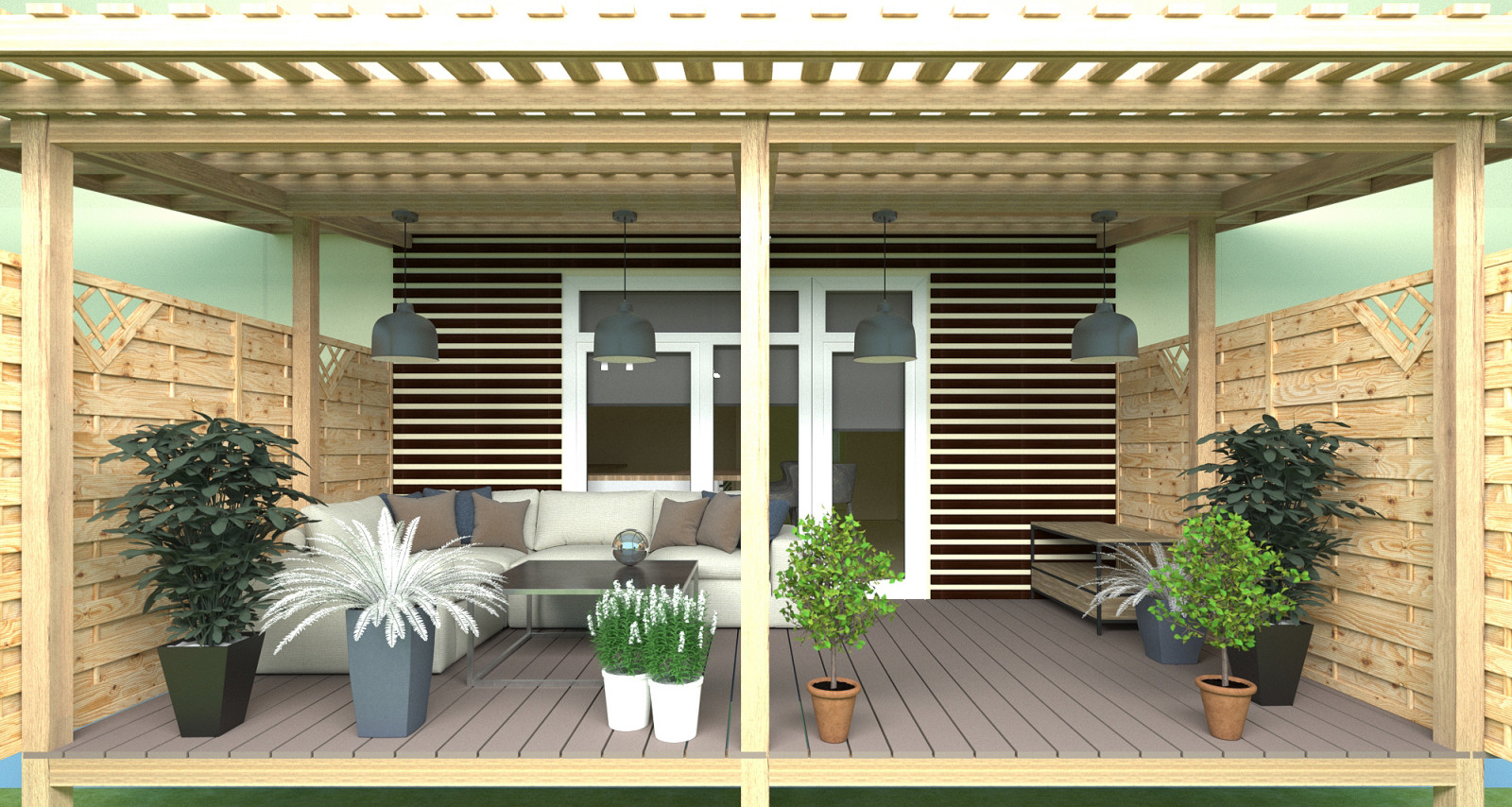 Таунхаус в сером