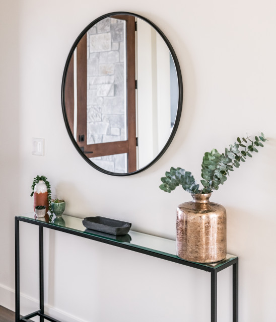 Transitional Ranch landhausstil-eingang