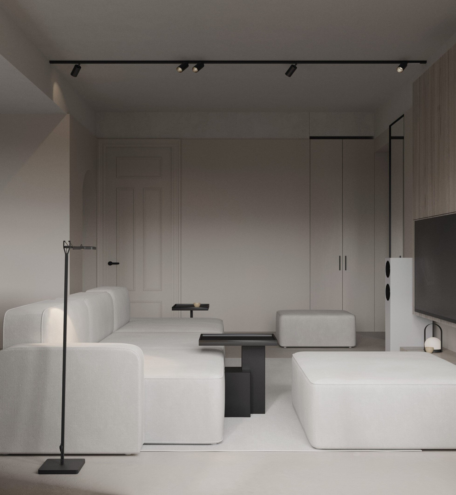 Дизайн-проект двухкомнатной квартиры 75 м2