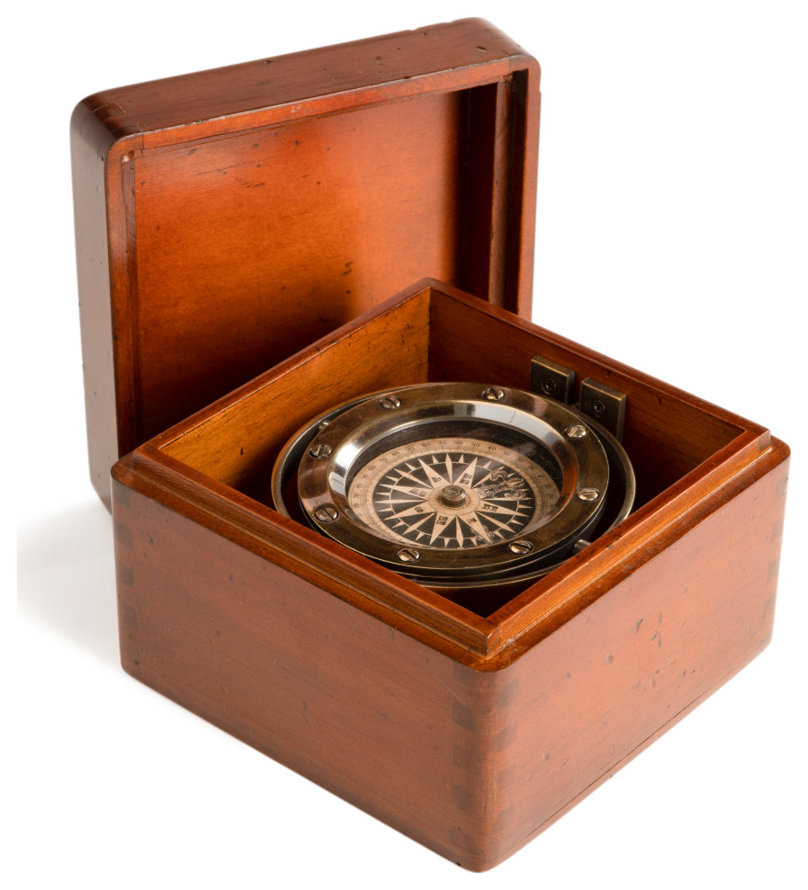 Lifeboat Compass - Traditional - Decorative Objects And Figurines - by ...