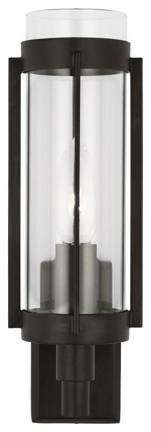 Flynn Wall Sconce, 1-Light, Aged Iron, 10.88" - Transitional - Wall ...