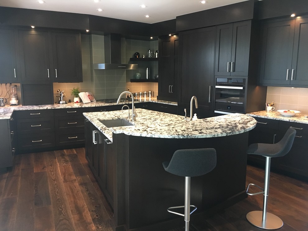 Inspiration for a large transitional kitchen remodel in Denver