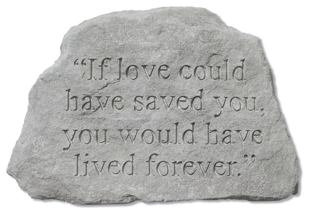 "If Love Could" Garden Stone