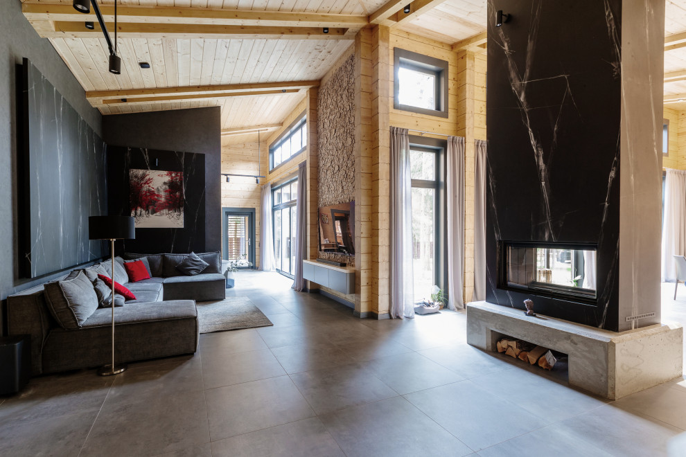 Загородный дом из клееного бруса