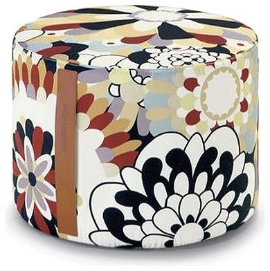 Vevey Neutral Cylinder Pouf