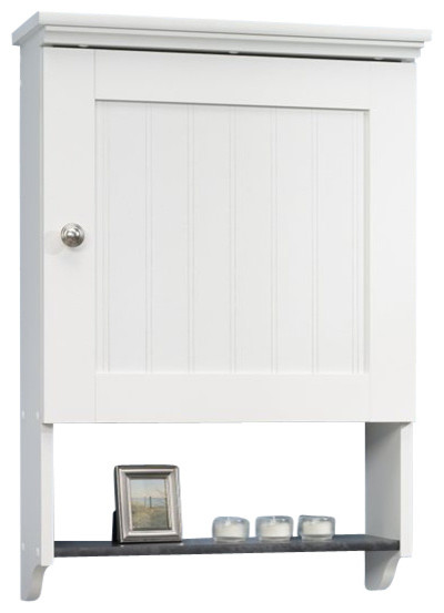 Sauder Caraway Wall Cabinet in Soft White