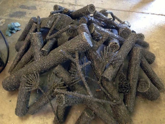 Custom Oak Steel Logs Contemporary Fire Pits Denver By Custom Oak Steel Logs Contemporary Fire Pits Denver By Warming Trends