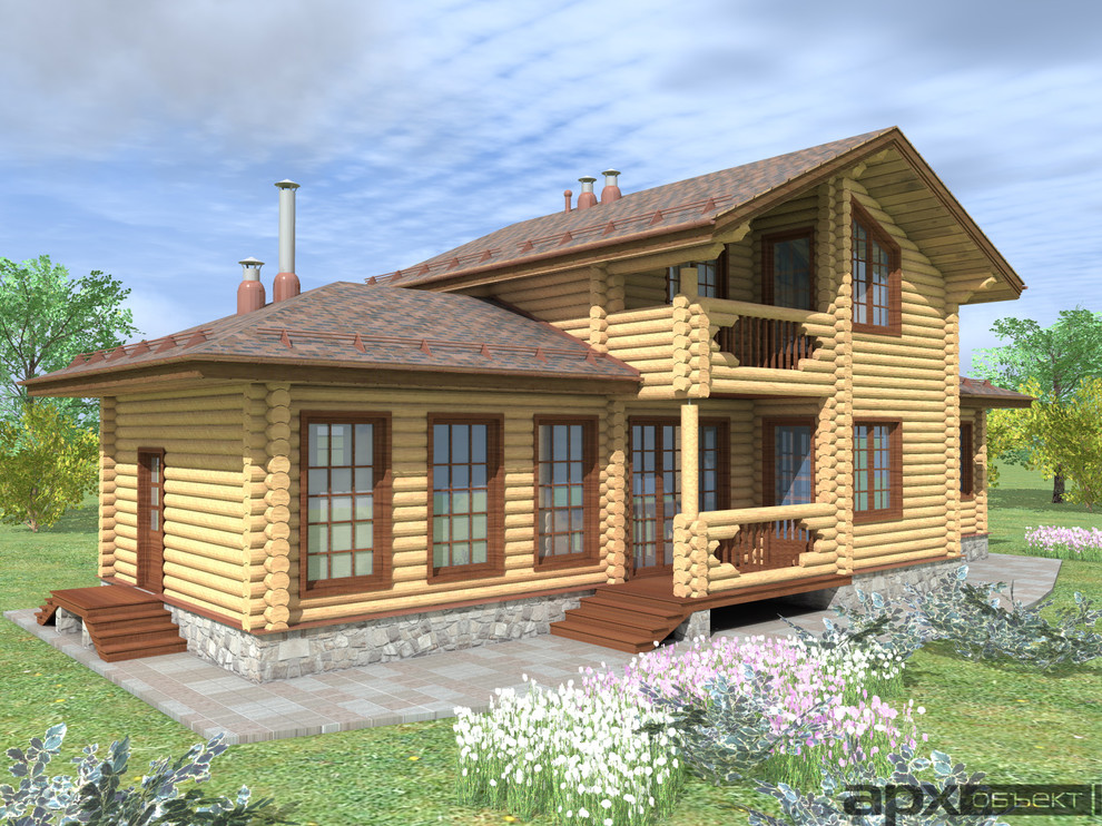 Баня с бассейном