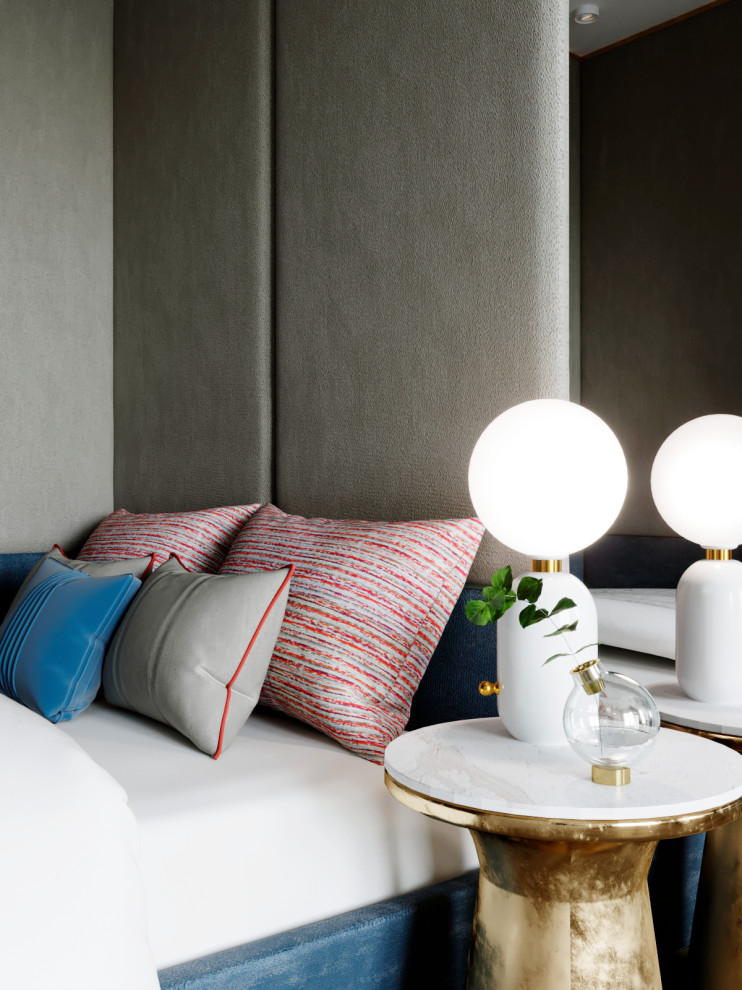 Квартира-студия с яркими акцентами