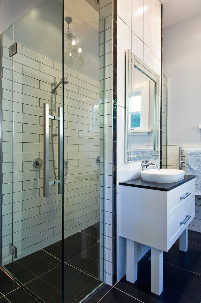 bathroom with laundry