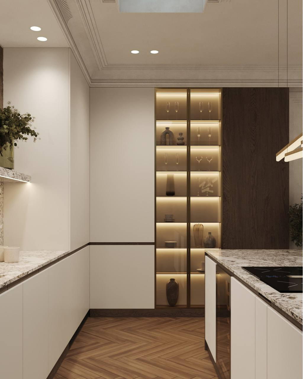 Уютная кухня-гостиная 51,1 м².