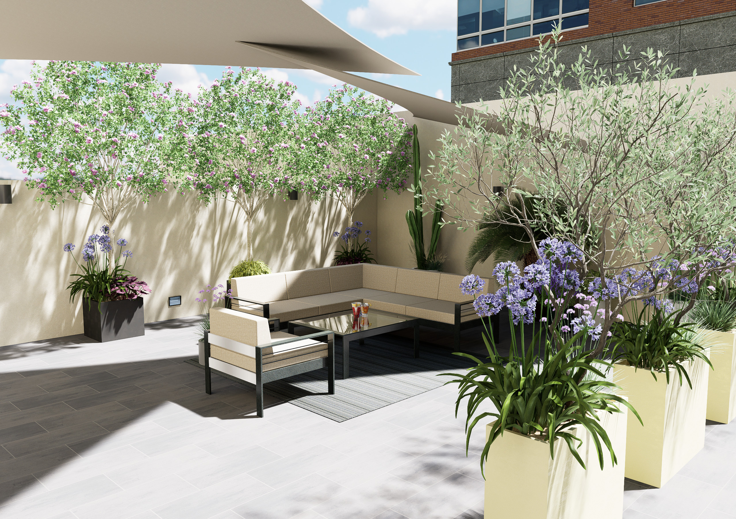 Una vita sulla terrazza romana