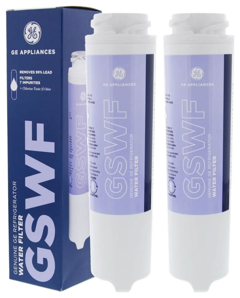 2 Pack GE SmartWater GSWF Replacement Refrigerator Water Filter