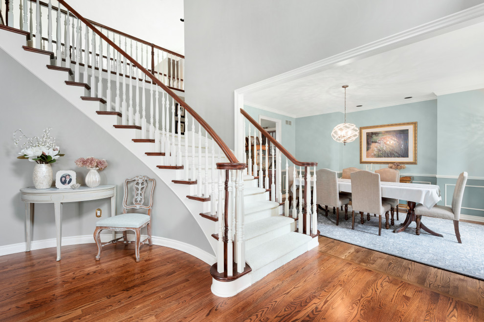 Touch of Glam Foyer, Office and Dining Room Staircase Detroit