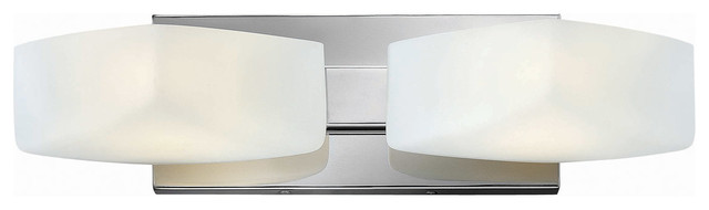 Hinkley Lighting 54422CM Quantum 2 Light Bathroom Vanity Lights in Chrome