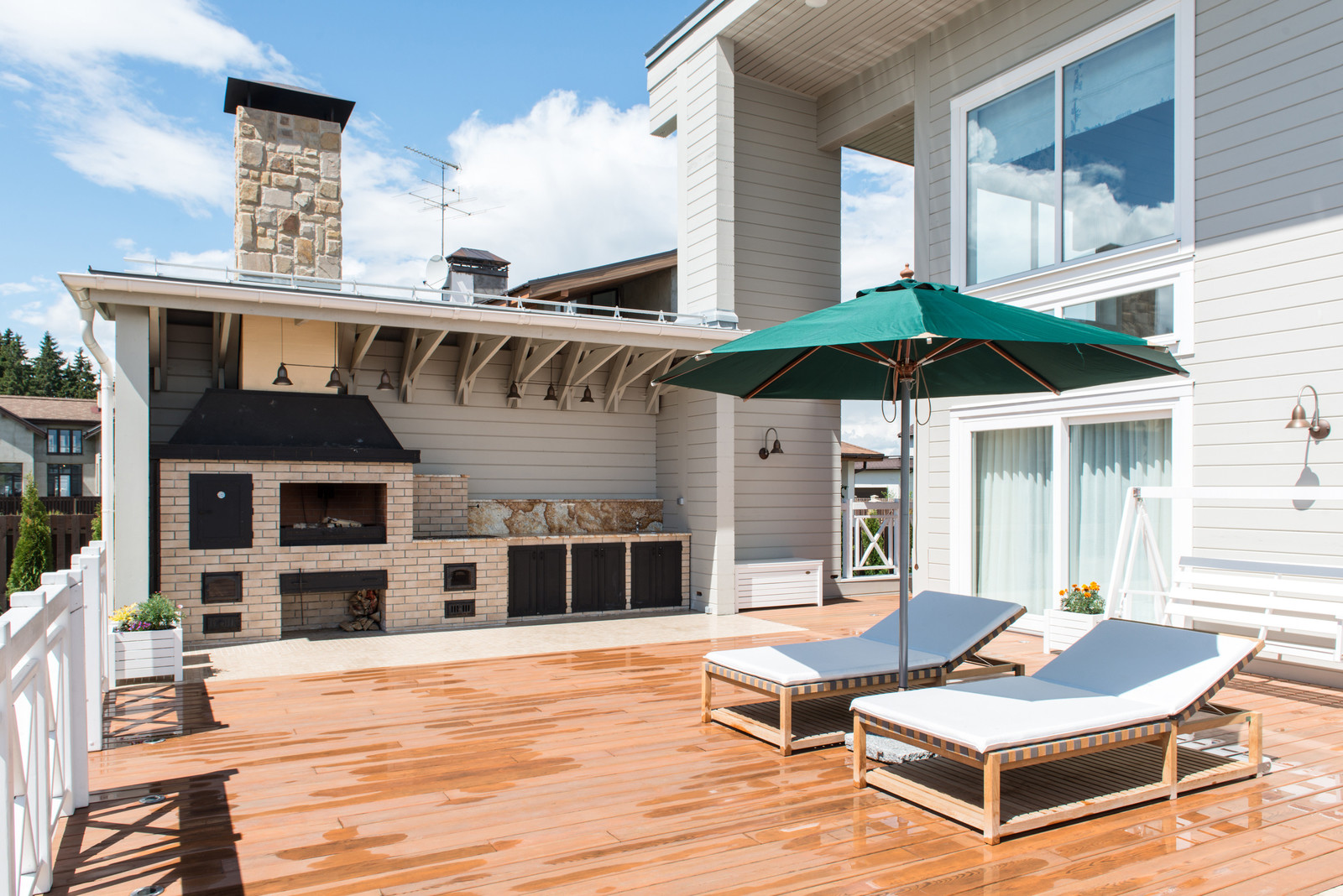 Гостевой дом-баня. Экстерьер