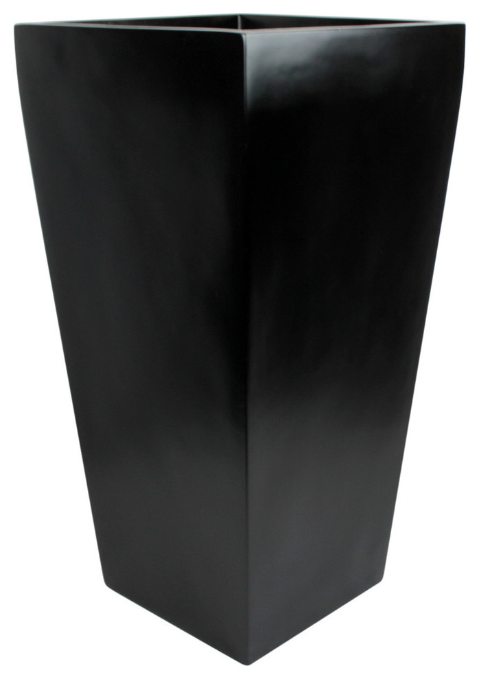 Windsor Tall Square Planter Contemporary Outdoor Pots And Planters