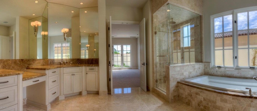 Inspiration for a transitional bathroom remodel in Phoenix