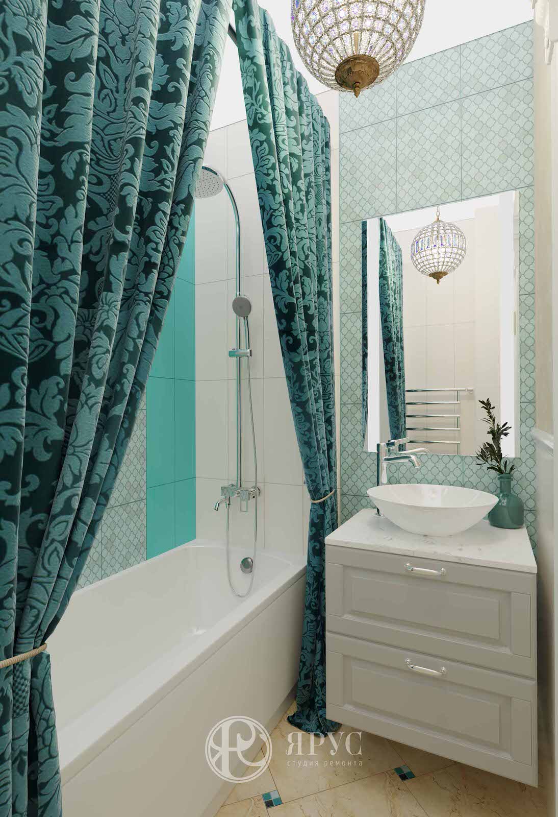 Дизайн-проект однокомнатной квартиры