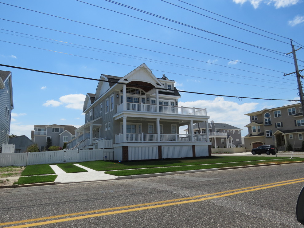 This is an example of a beach style exterior in Philadelphia.