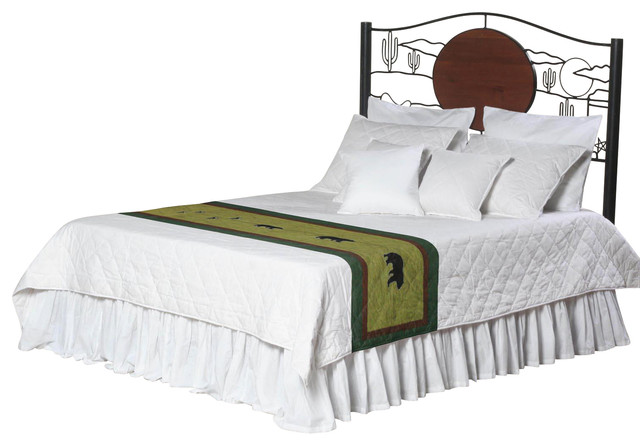 Bear Trail Bed Scarves Queen 32" X 85"