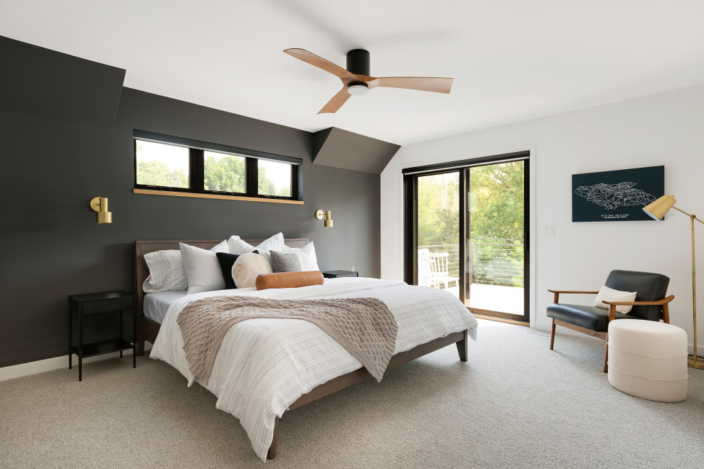Modern Tudor Contemporary Bedroom Minneapolis by Anchor