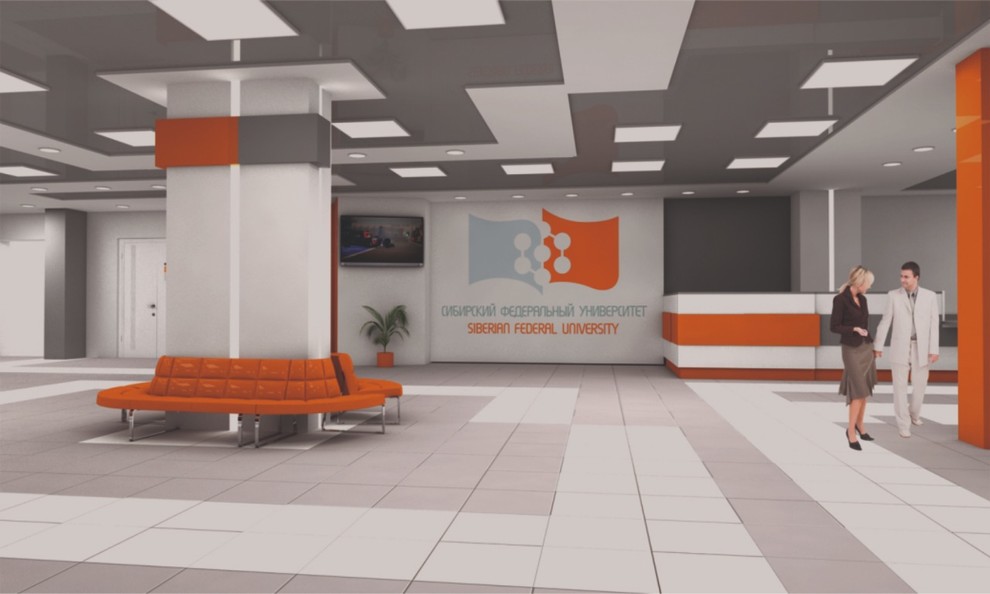 Холл Сибирского Федерального Университета г. Красноярск