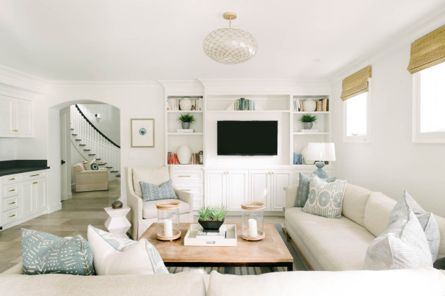 Santa Barbara Style beach-style-living-room
