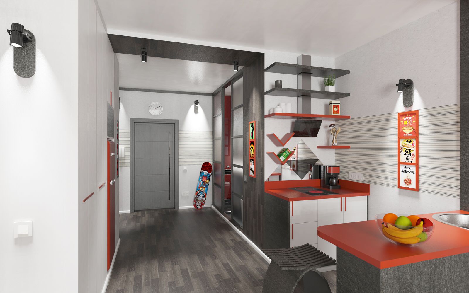 Дизайн студии в пос. Бугры ЛО