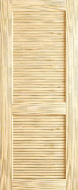 Kimberly Bay Louver Interior Door Slab Clear Pine Solid 80 X28 X1 375