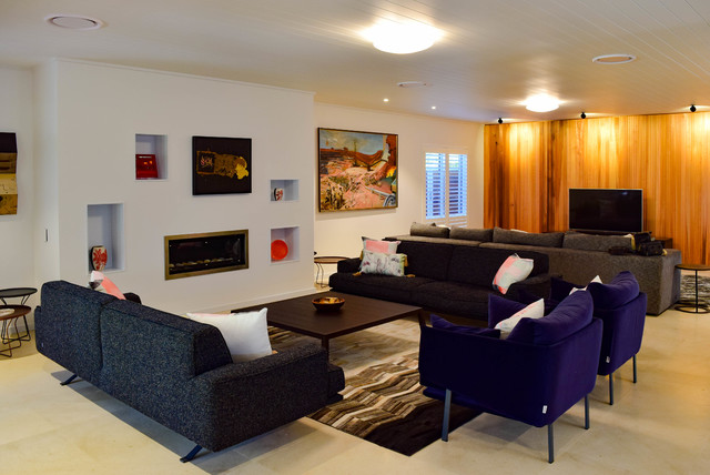 Lecaille contemporary-vardagsrum