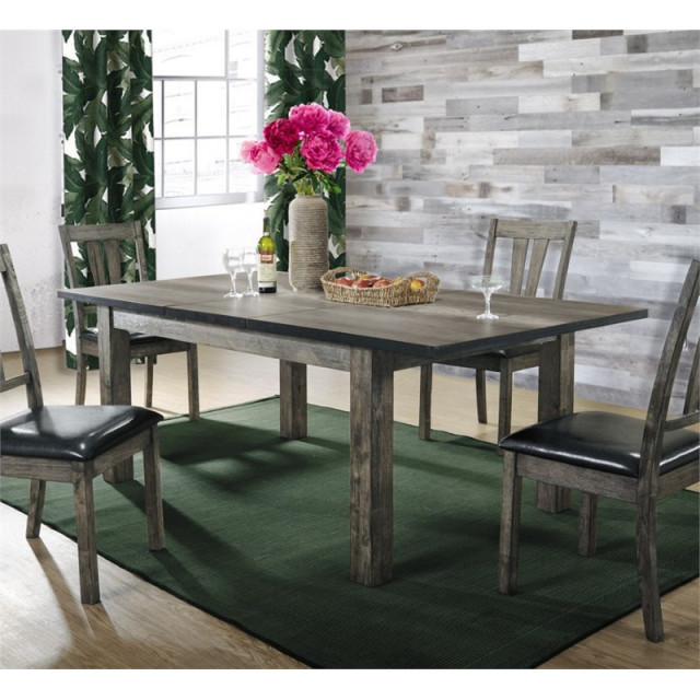 Picket House Furnishings Grayson Extendable Dining Table in Gray Oak ...
