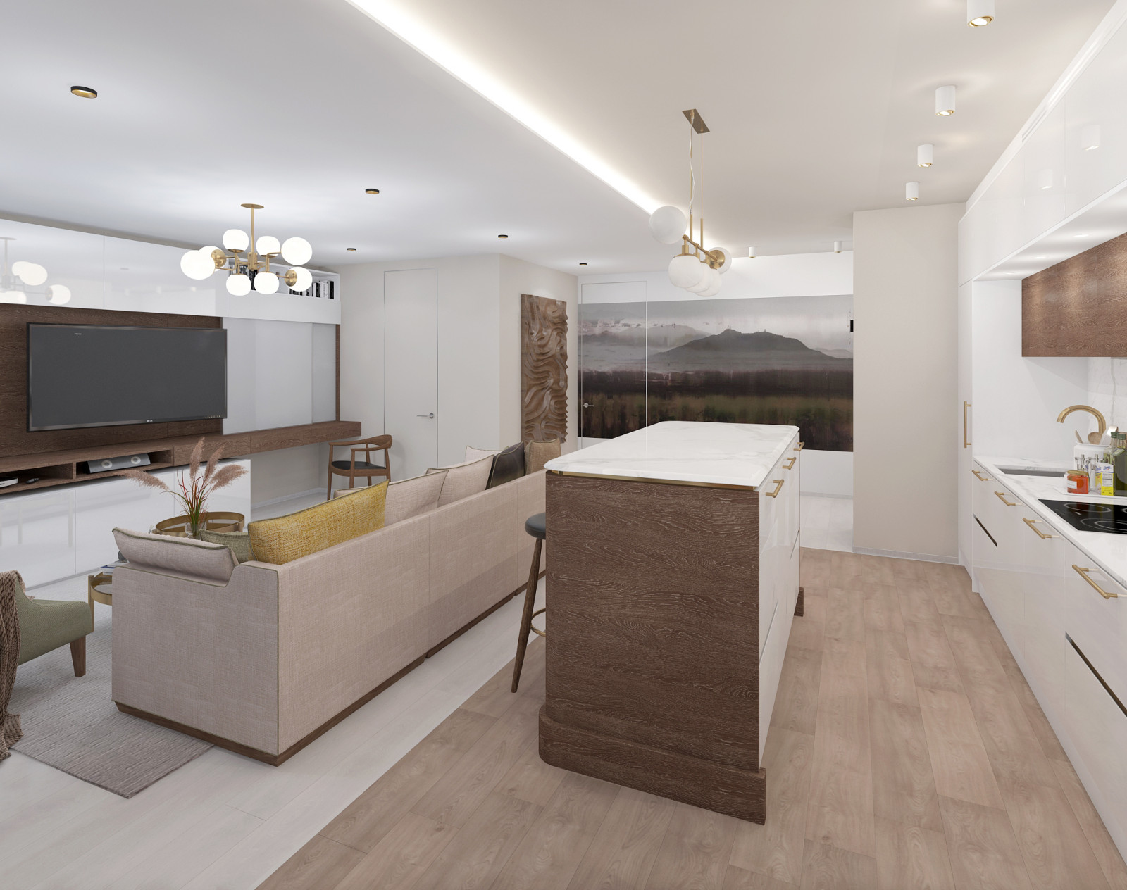 Четырех комнатная квартира 117 м.кв.