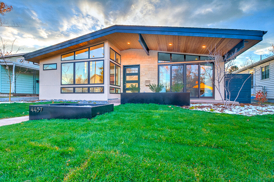 Berkeley Park MidCentury Modern Ranch New Construction Midcentury