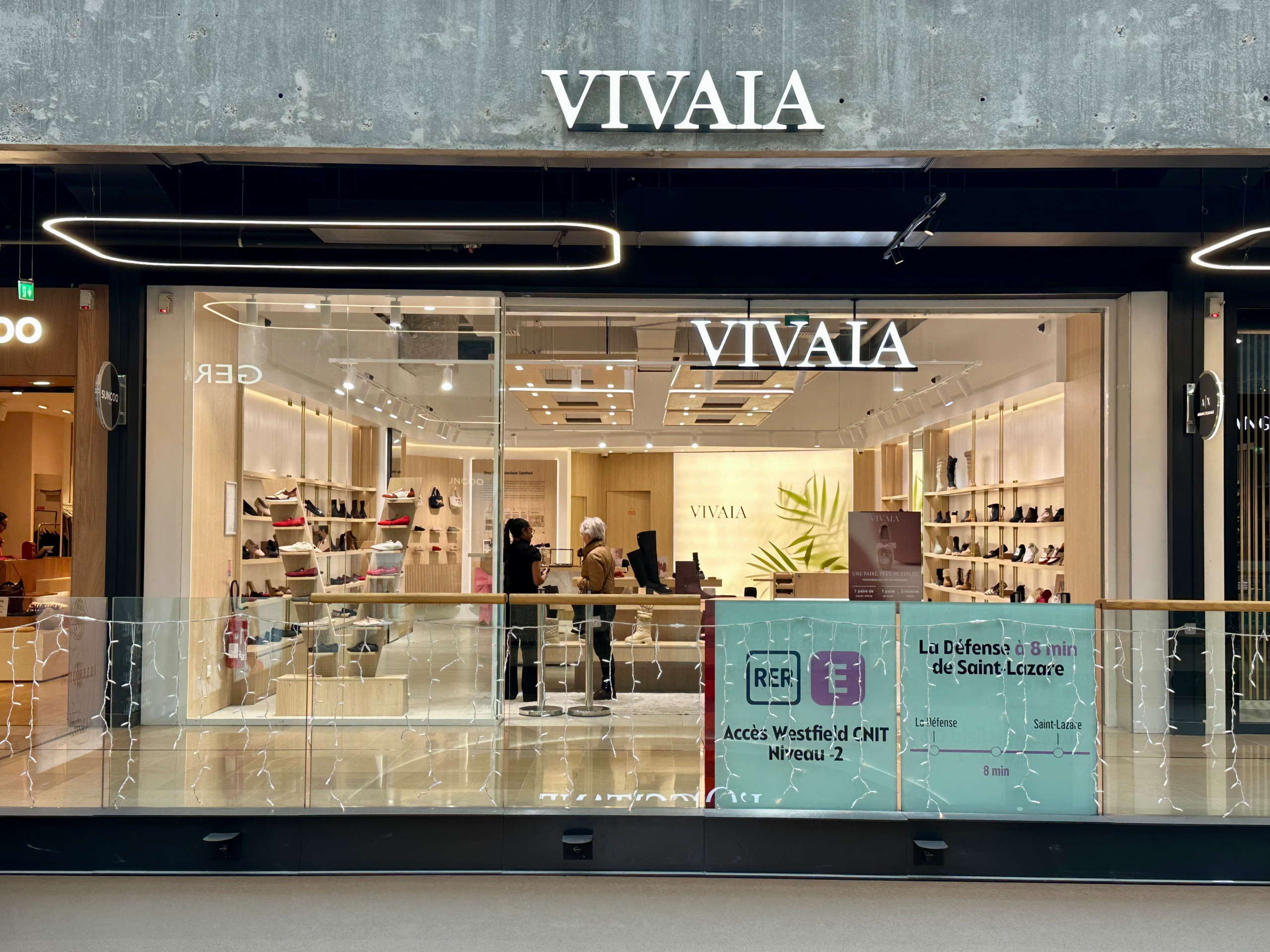 Aménagement d'une boutique VIVAIA