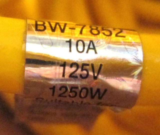 Extension Cord Rating