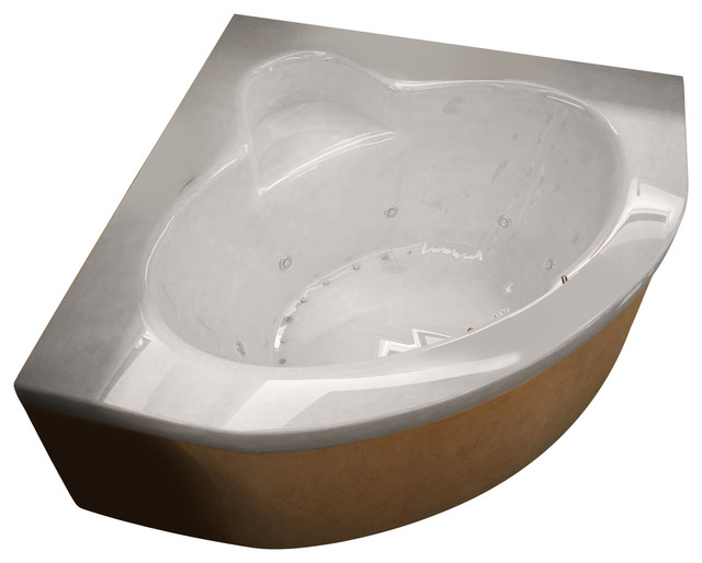 Whirlpools Alexandria 60 x 60 Corner Air & Whirlpool Jetted Bathtub