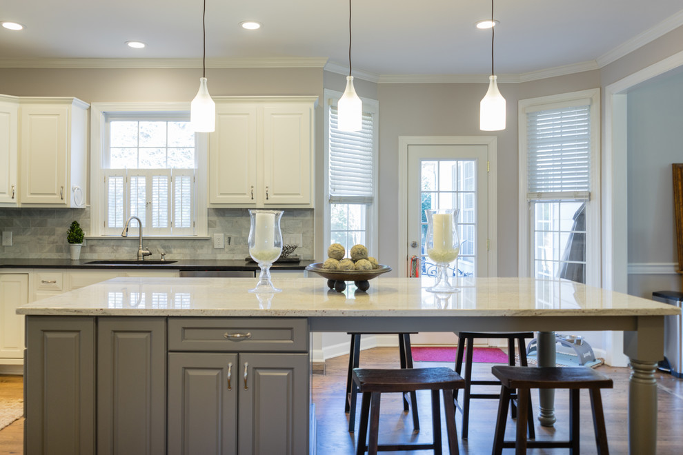 Photo of a contemporary kitchen in Raleigh.