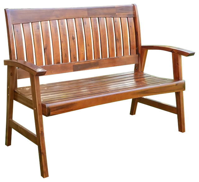 International Caravan Highland Americana Patio Garden Bench