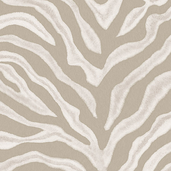 Zebra Print Wallpaper Contemporary Wallpaper by American