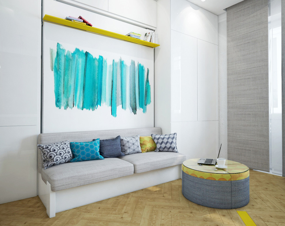 Квартира площадью 24 кв.м. для молодой девушки.