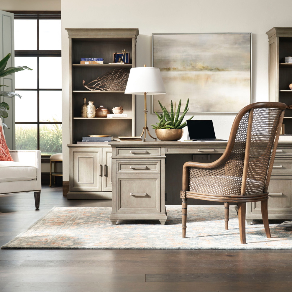 Home office - transitional home office idea