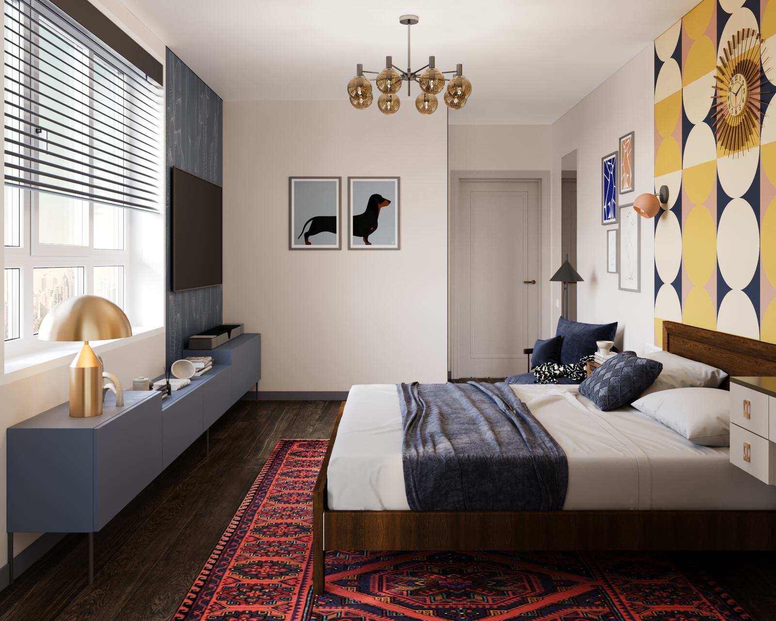 Колоритная квартира для супружеской пары