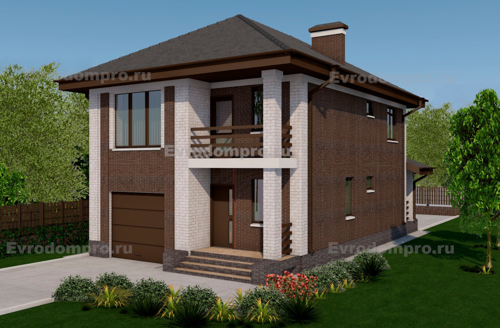 Дом в современном стиле А-14